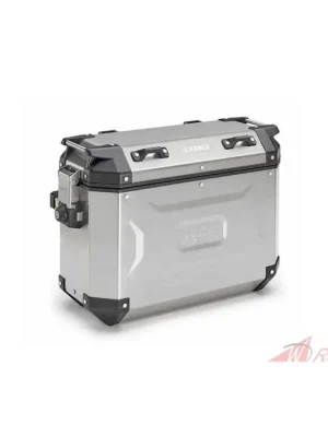 Autentický sada bočních kufrů K-FORCE - 37l, KAPPA (stříbrný, hliník, 49,5x38,7x24,6 cm)- 5A