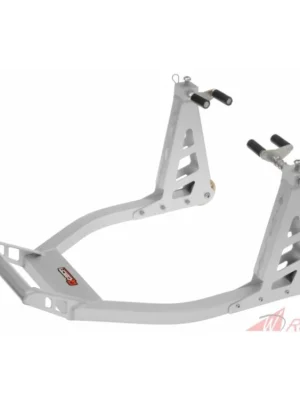 Must-Have stojan na motocykl přední hliníkový, Q-TECH (stříbrný)- 5A