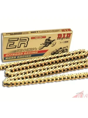 Street závodní řetěz D.I.D Chain 520ERV3 116 L Zlatá/Zlatá- 5A Rychlé Dodání