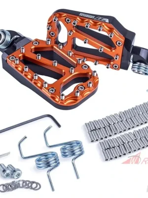 Stupačky Adventure Vanasche | KTM / Husqvarna- Modrá/Volba: STAVĚCÍ ŠROUB Omezená Nabídka
