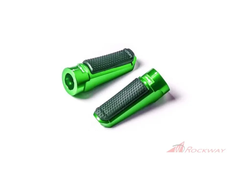 Akční Nabídka Stupačky bez adaptérů PUIG SPORT 7318V zelená s gumou- 5A