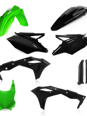 Nízká Cena Sada plastů ACERBIS pro KAWASAKI KXF250 19-20 černá/zelená