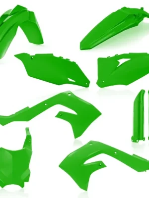 Expresní Doručení Sada plastů ACERBIS pro KAWASAKI KXF450 19-23, KXF250 21-24 zelená