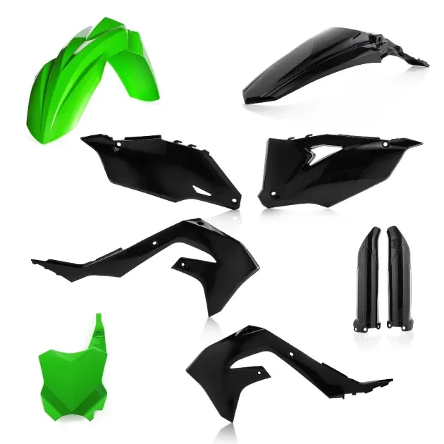 Sada plastů ACERBIS pro KAWASAKI KXF450 19-23, KXF250 21-24 černá/zelená Nová Kolekce