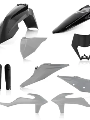 Výprodej Sada plastů ACERBIS pro KTM EXC 20-23, EXCF 20-23 černá/šedá