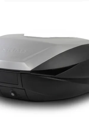 Vrchní kufr na motorku SHAD SH59X D0B59200 černý s hliníkovým krytem (rozšiřitelný koncept) se zámkem PREMIUM SMART a opěrkou zad Koupit Online
