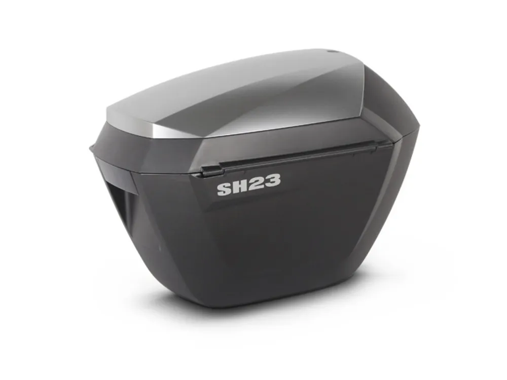 Boční kufry na motorku SHAD SH23 D0B23200W vzhled hliníku Finální Výprodej