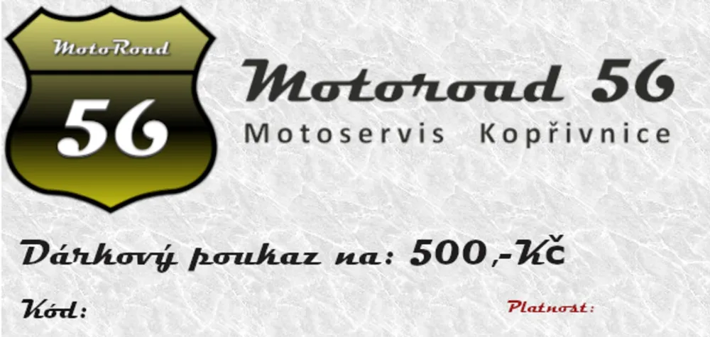 Nízká Cena Dárkový poukaz na nákup v hodnotě 500,-Kč