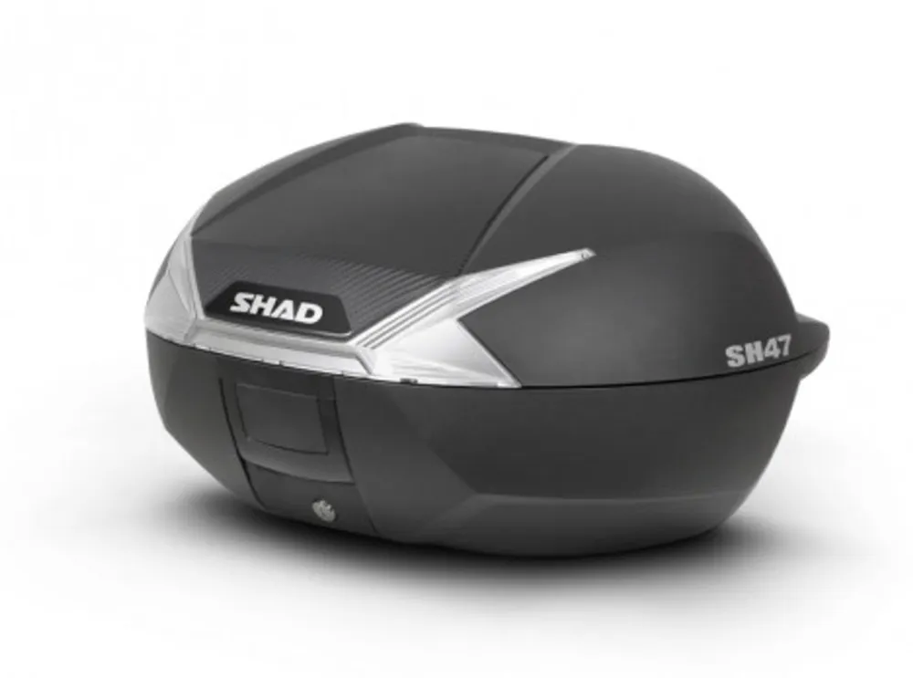 Vrchní kufr na motorku SHAD SH47 D0B47106 černá/bílá Kup Teď