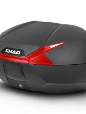 Vrchní kufr na motorku SHAD SH47 D0B47206 černá/červená Vysoce Kvalitní