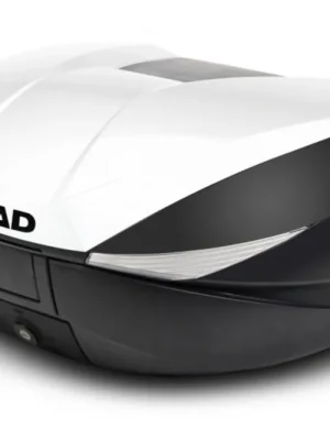 Nízká Cena Vrchní kufr na motorku s barevným krytem SHAD SH58X bílá se zámkem PREMIUM
