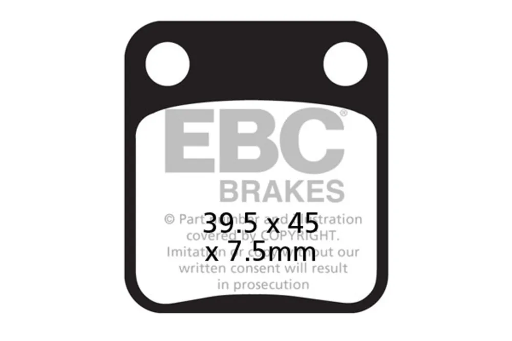 Brzdové destičky EBC SFA054 Finální Výprodej