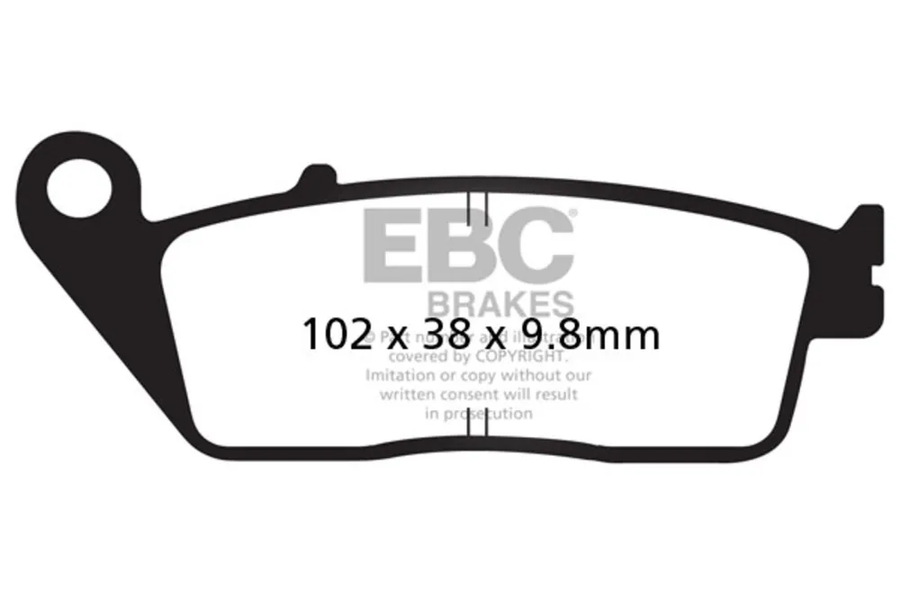 Brzdové destičky EBC SFA196 Expresní Doručení