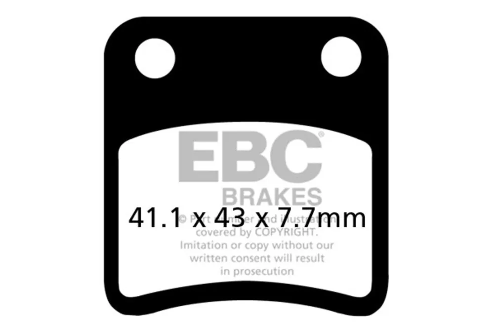 Brzdové destičky EBC SFA257 Sleva