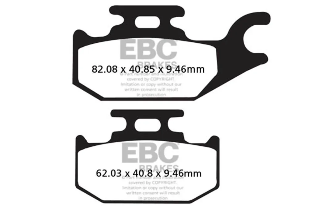 Brzdové destičky EBC SFA307 Vrácení Zdarma