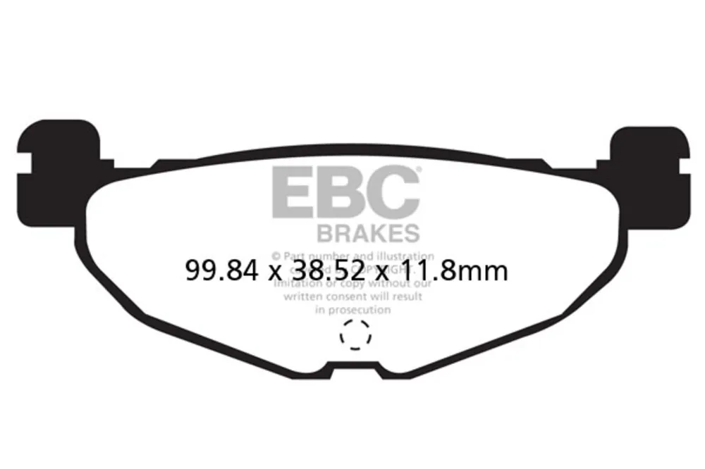 Brzdové destičky EBC SFA408 Must-Have
