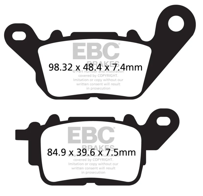 Brzdové destičky EBC SFA694 Ověřený