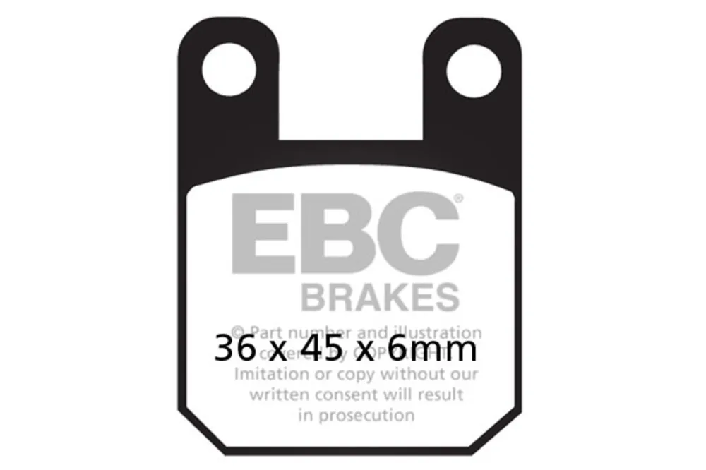 Brzdové destičky EBC SFAC115 Akce