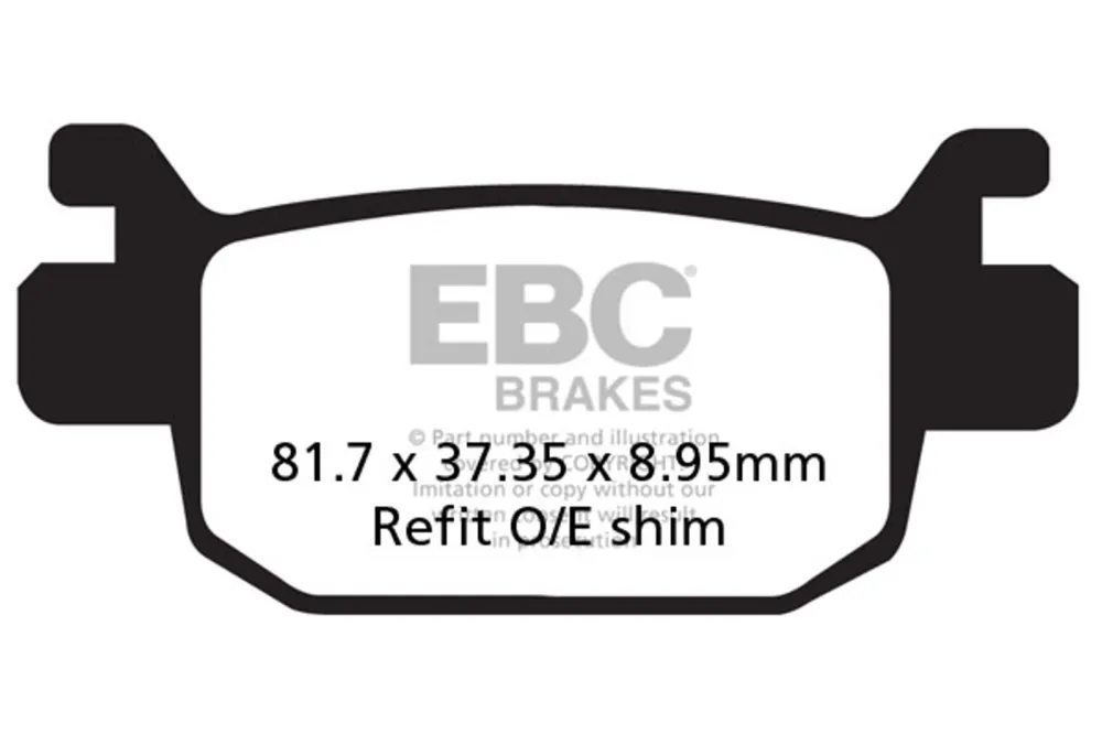 Brzdové destičky EBC SFAC415 Originální