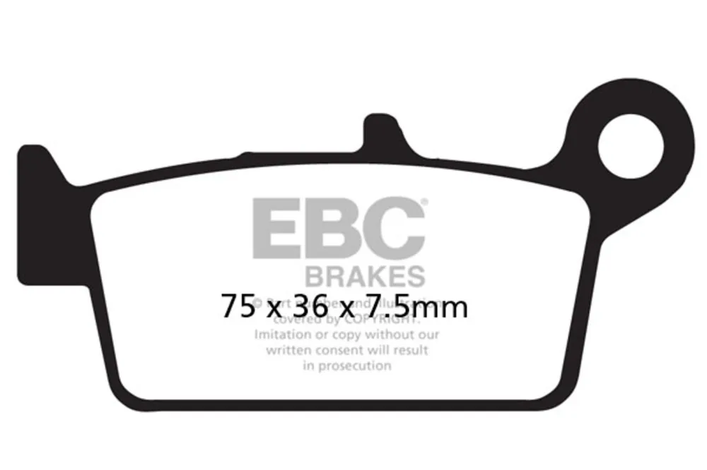 Brzdové destičky EBC SFA131/2 Top Prodej
