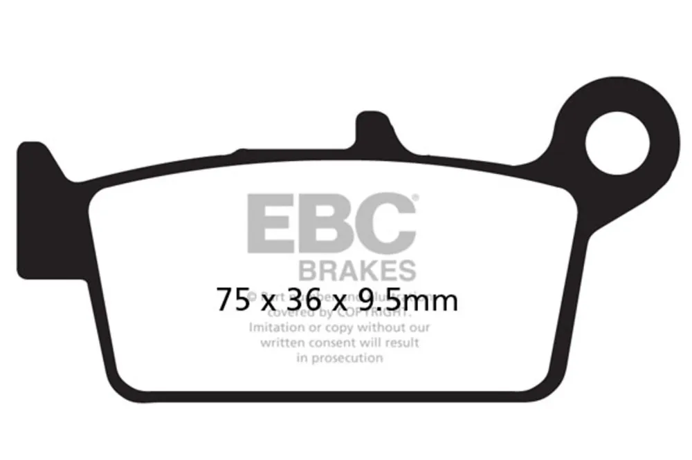 Levný Brzdové destičky EBC SFA131/3