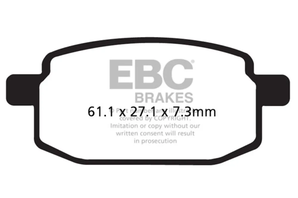 Pouze Dnes Brzdové destičky EBC SFA169HH