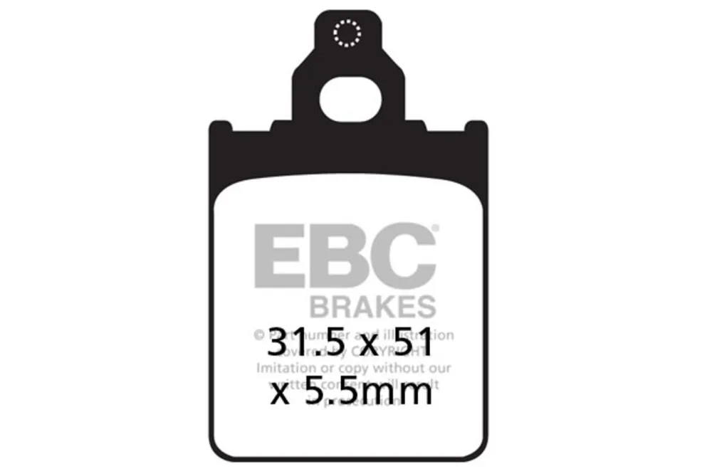 Originální Brzdové destičky EBC SFA186