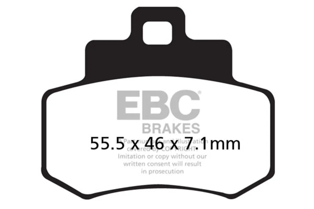 Zlevněný Brzdové destičky EBC SFA356