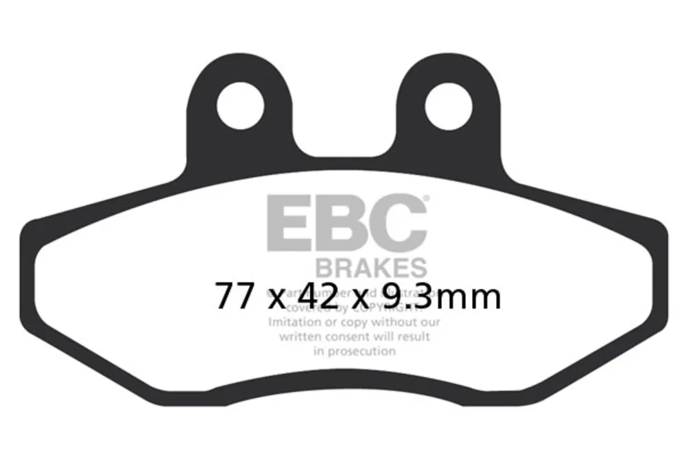 Časově Omezené Brzdové destičky EBC SFA393