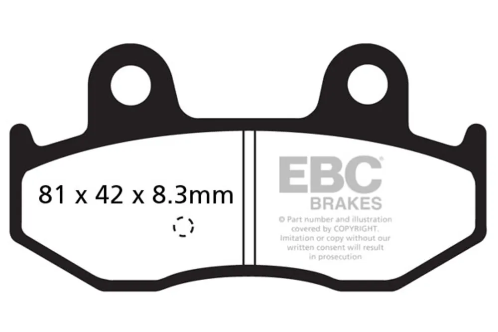 Brzdové destičky EBC SFA411 Akce