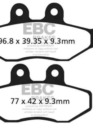 Akční Nabídka Brzdové destičky EBC SFA418HH