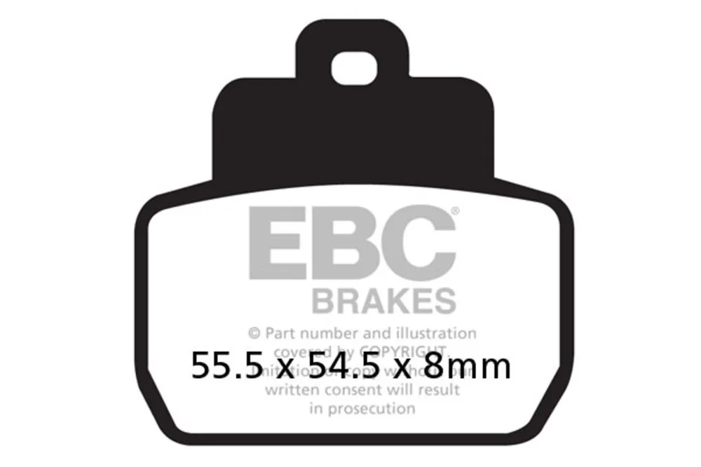 Brzdové destičky EBC SFA425 Výhodná Nabídka