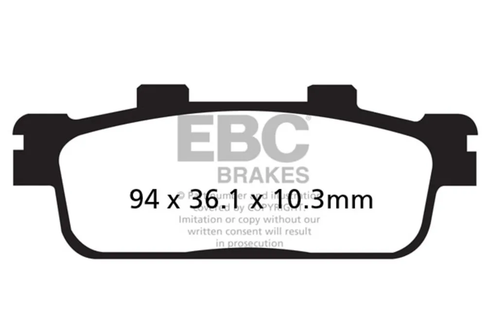 Brzdové destičky EBC SFA427HH Autentický