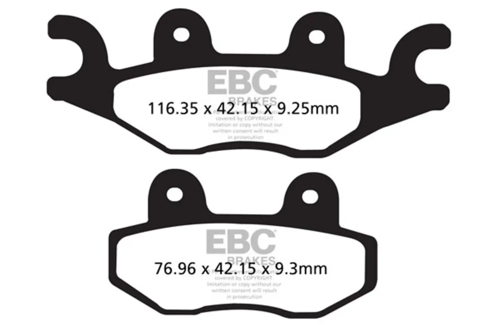 Časově Omezené Brzdové destičky EBC SFA484