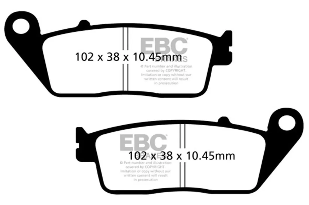 Brzdové destičky EBC SFA608 Ověřený