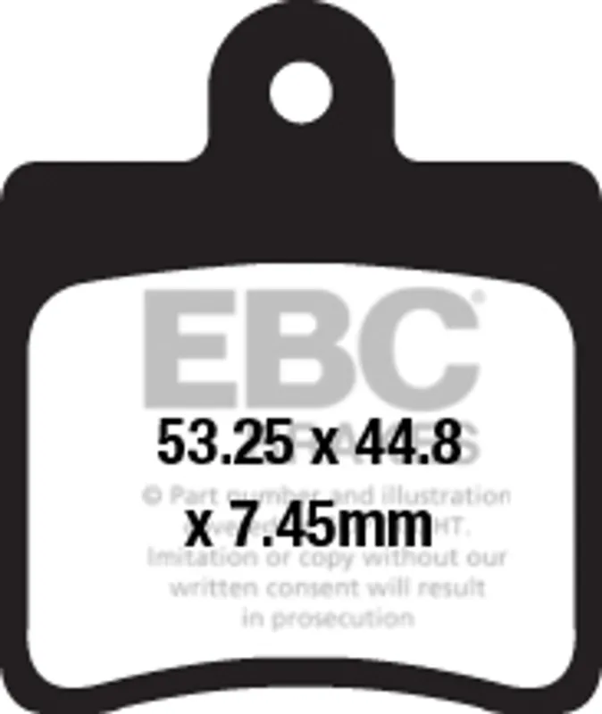 Brzdové destičky EBC SFA661/4 Nová Kolekce