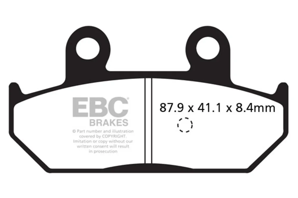 Originální Brzdové destičky EBC SFAC412