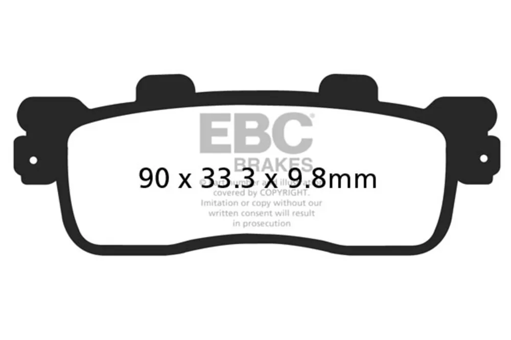 Omezená Nabídka Brzdové destičky EBC SFAC498