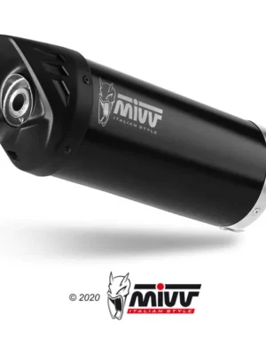Cenová Bomba Koncovka výfuku MIVV MOVER MV.PG.0005.LV Černá nerezová ocel
