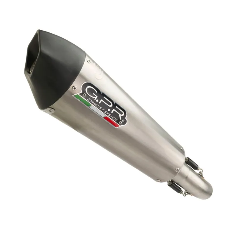 Mid-full výfukový systém GPR NEW GRAND PRIX EVO TITANIUM E4.S.200.CAT.GPAN.TO Broušený titan zahrnuje odnímatelný db killer a katalyzátor Zlevněný