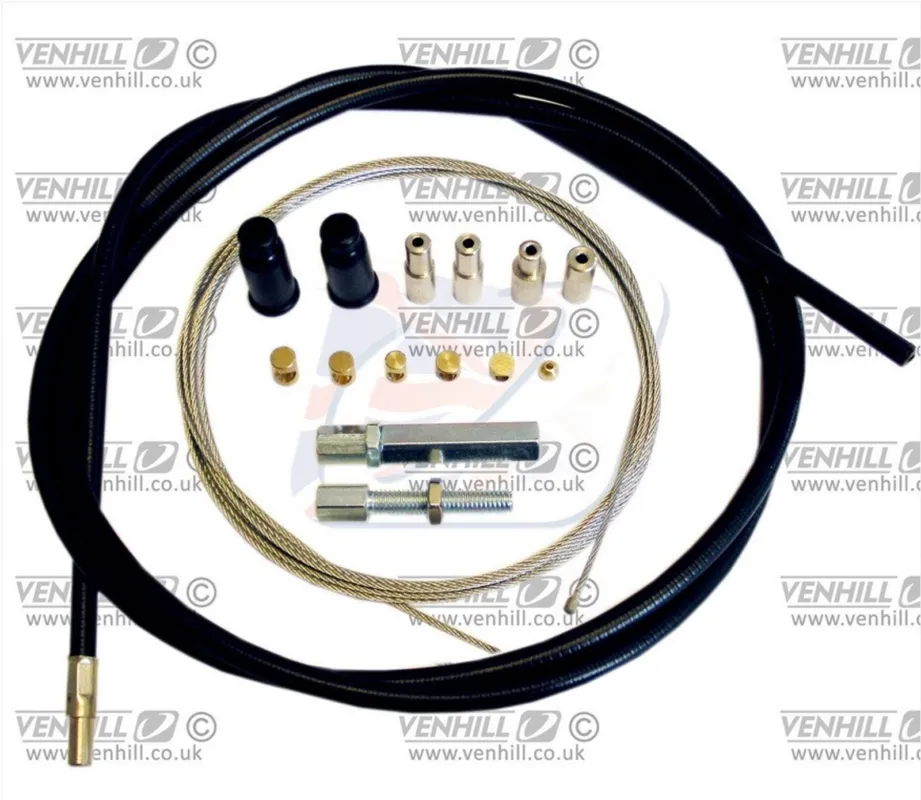 Lanko plynu univerzální sada Venhill U01-4-100-BK 6mm VNĚJŠÍ průměr (1.35m) černá Koupit Online