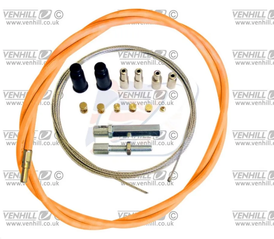 Jen Po Omezenou Doba Lanko plynu univerzální sada Venhill U01-4-100-OR 6mm VNĚJŠÍ průměr (1.35m) oranžová