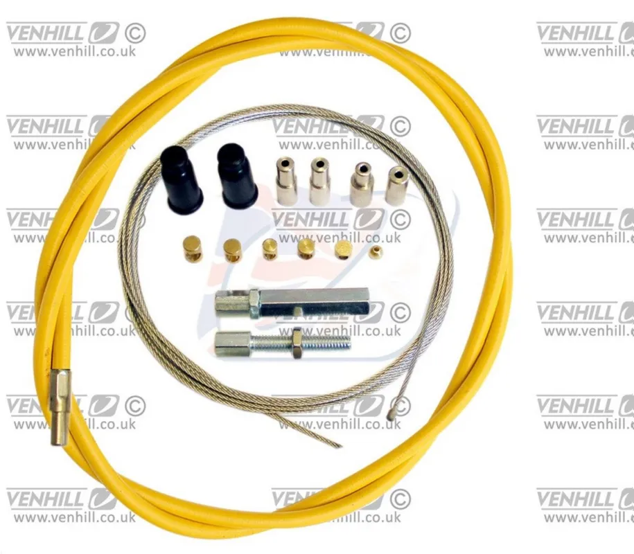 Lanko plynu univerzální sada Venhill U01-4-100-YE 6mm VNĚJŠÍ průměr (1.35m) žlutá Levný