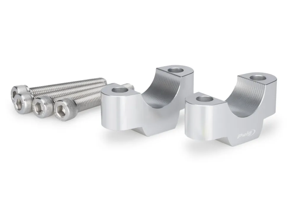Zvýšení řidítek PUIG 22037P stříbrná height 20mm, d 29,2mm Top Prodej