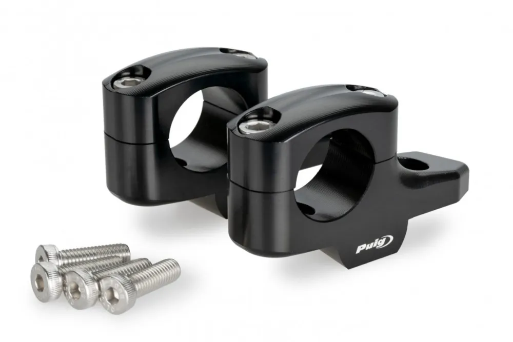Super Cena Zvýšení řidítek PUIG PULLBACK 21882N černý height 20mm, d 32mm, back 16mm