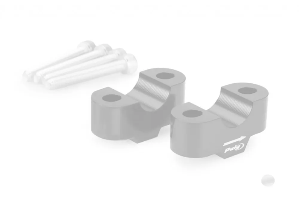 Zvýšení řidítek PUIG 21809P stříbrná height 20mm, d 22mm Poslední Šance
