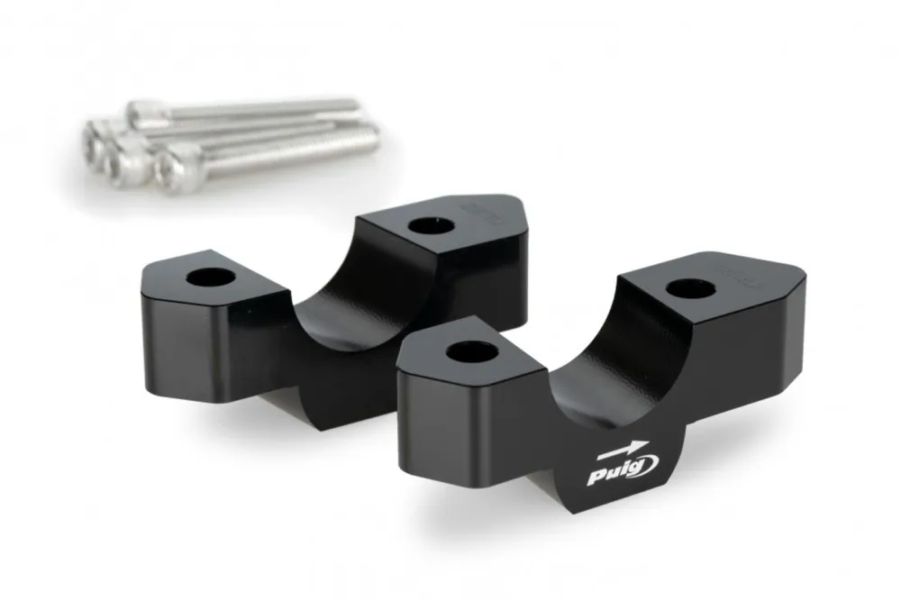 Zvýšení řidítek PUIG 21878N černý height 20mm, d 32mm Finální Výprodej