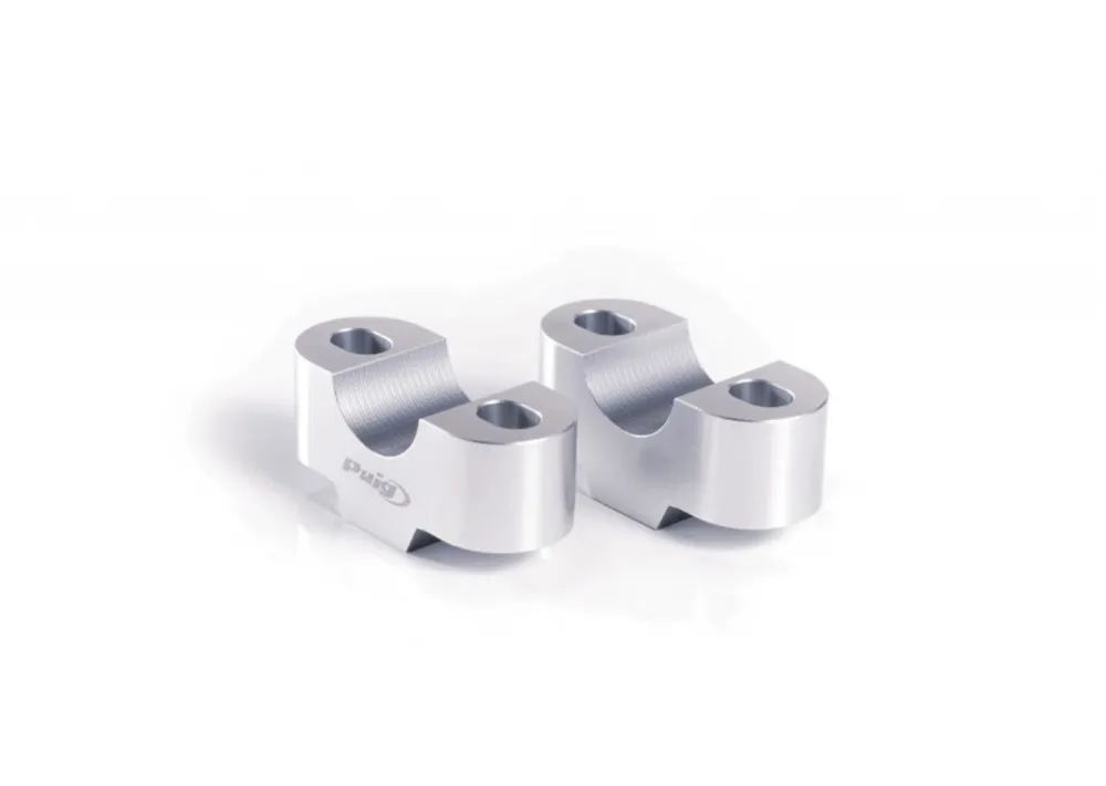 Zvýšení řidítek PUIG 22116P stříbrná height 30mm, d 29mm Nejlepší Volba