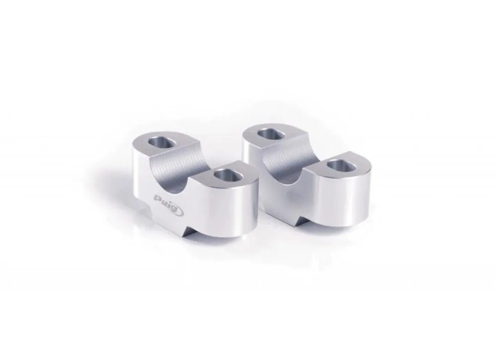 Nejprodávanější Zvýšení řidítek PUIG 22358P stříbrná height 20mm, d 39mm