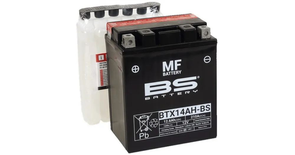Cenový Hit BS-BATTERY bezúdržbová motocyklová baterie BTX14AH-BS